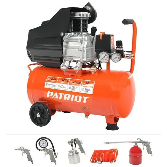 Компрессор Patriot Euro 24-240K 525306366
