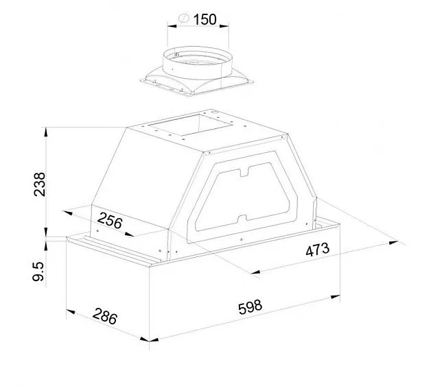 Вытяжка GRAND Corsa RC 60 IX