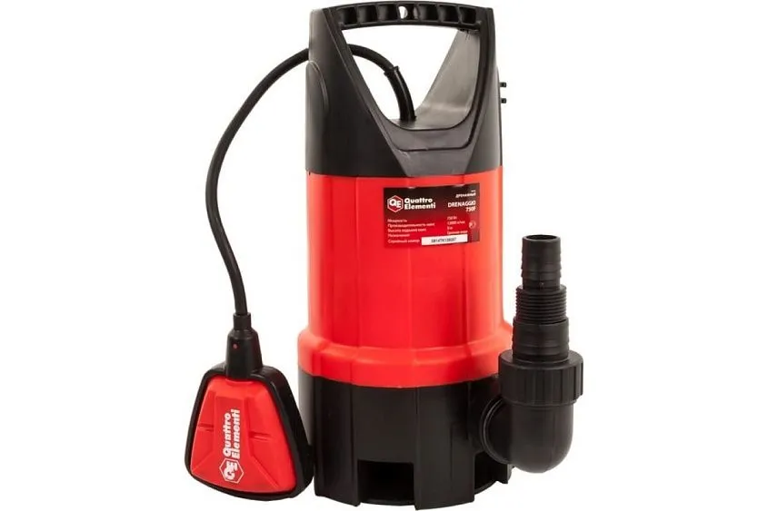 Насос дренажный QUATTRO ELEMENTI Drenaggio 750 F 771-558