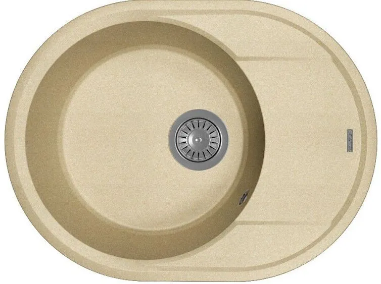 Кухонная мойка Flortek Дафна 620 бежевый (23.030.B0620.104)