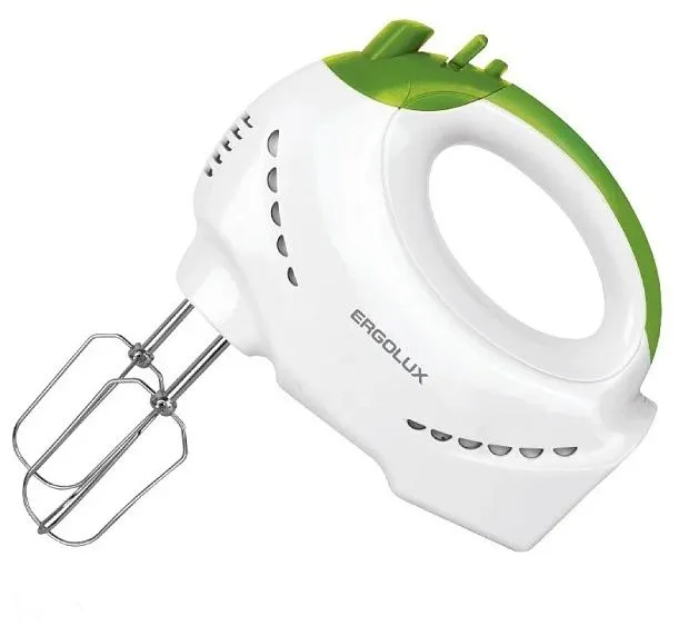 Миксер ERGOLUX ELX-EM01-C34 белый/салатовый